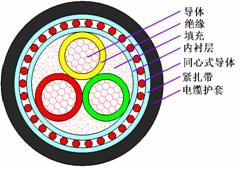 同心導(dǎo)體電力電纜